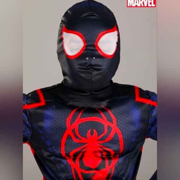 🕸Boys Size Lg Miles Morales Costume🕸 - Picture 3 of 9